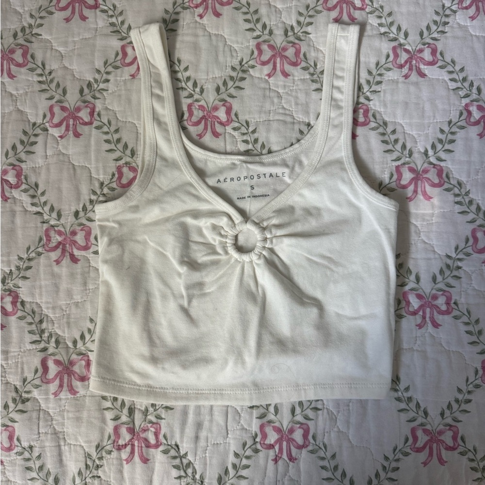 Aeropostale White Tank Top